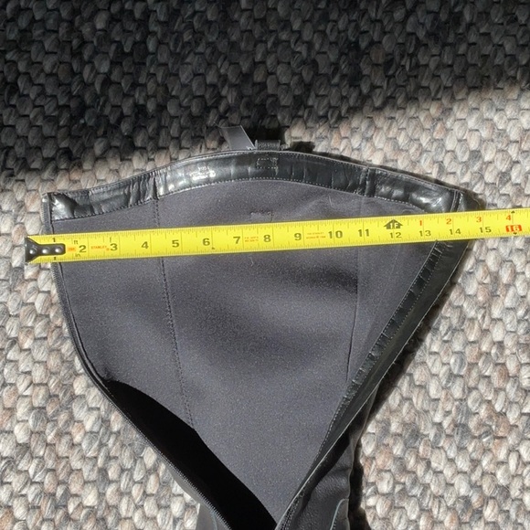 Avellini Pebbled Leather Studded Boot, Size 37 - Picture 14 of 15